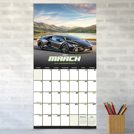 2027 Dream Cars Wall Calendar